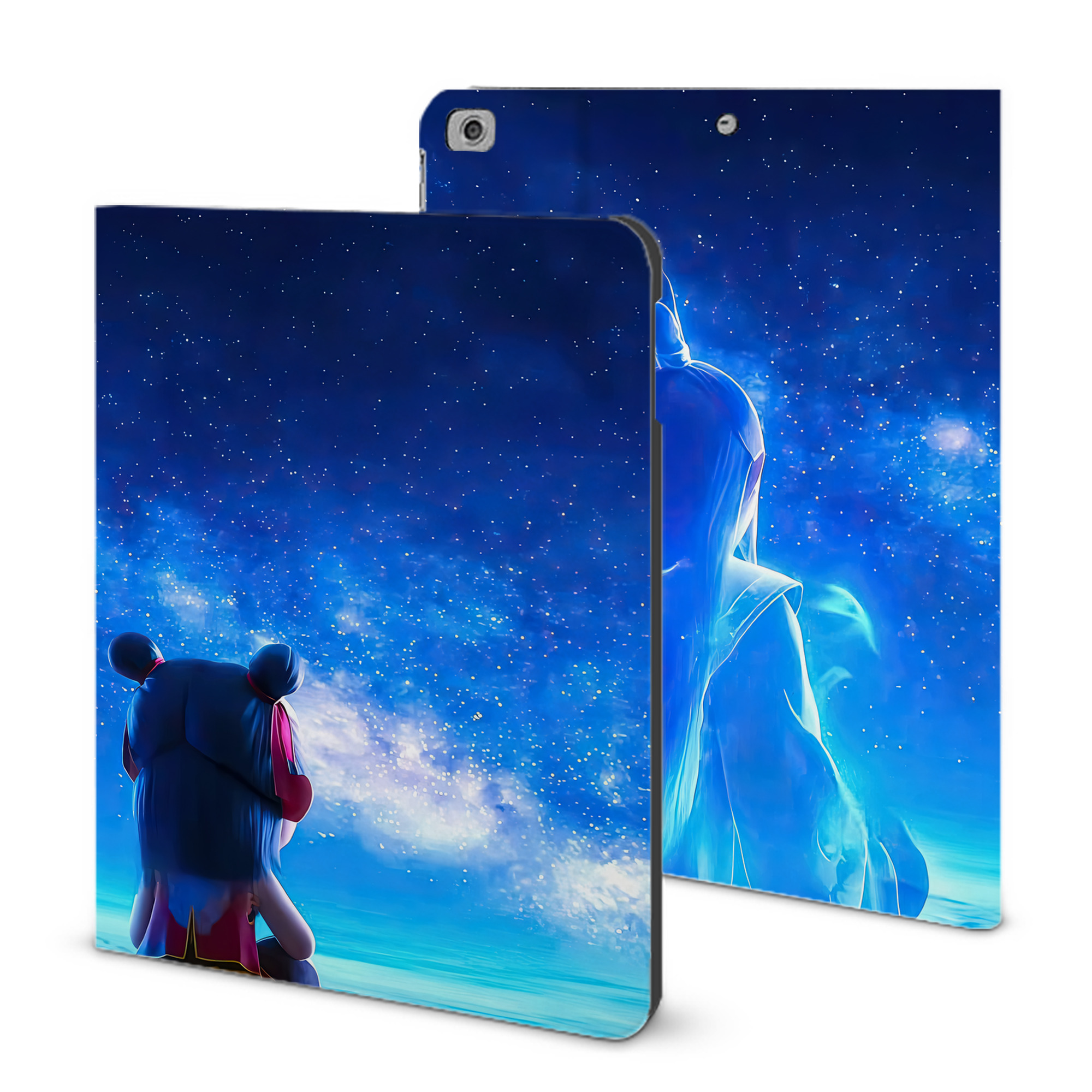 （画像用） Ne Zha 2 ナタ 魔童の大暴れ IPad ケース ブック型 PUレザー TPU 耐衝撃 軽量 薄型 ペン収納なし 全面保護 IPad 各モデル対応